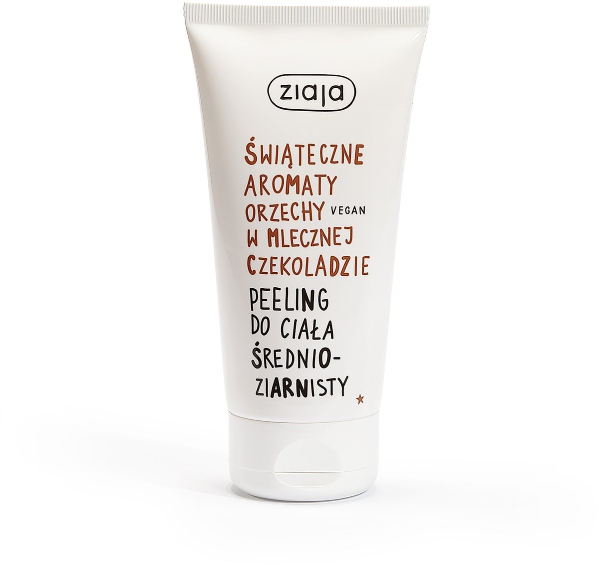 Ziaja ŚWIĄTECZNE AROMATY ORZECHY W MLECZNEJ CZEKOLADZIE PEELING DO CIAŁA ŚREDNIOZIARNISTY 160ML 5901887010715