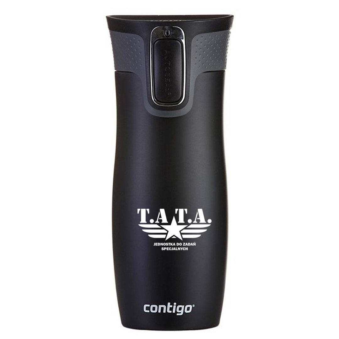 Kubek termiczny Contigo West Loop 2.0 470ml - Tata- Czarny mat