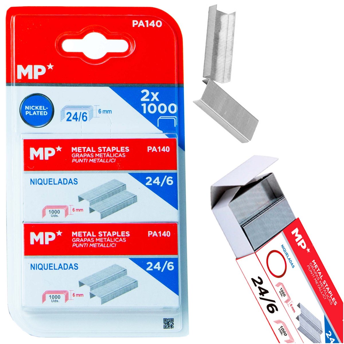 Zszywki 24/6 Do Zszywacza 2000 Sztuk