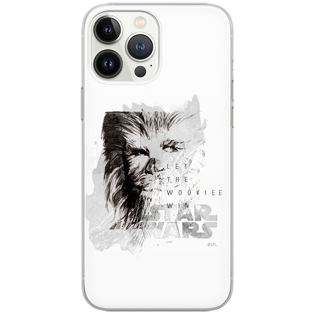 Etui Star Wars dedykowane do Iphone 13 MINI, wzór: Chewbacca 004 Etui całkowicie zadrukowane, oryginalne i oficjalnie licencjonowane