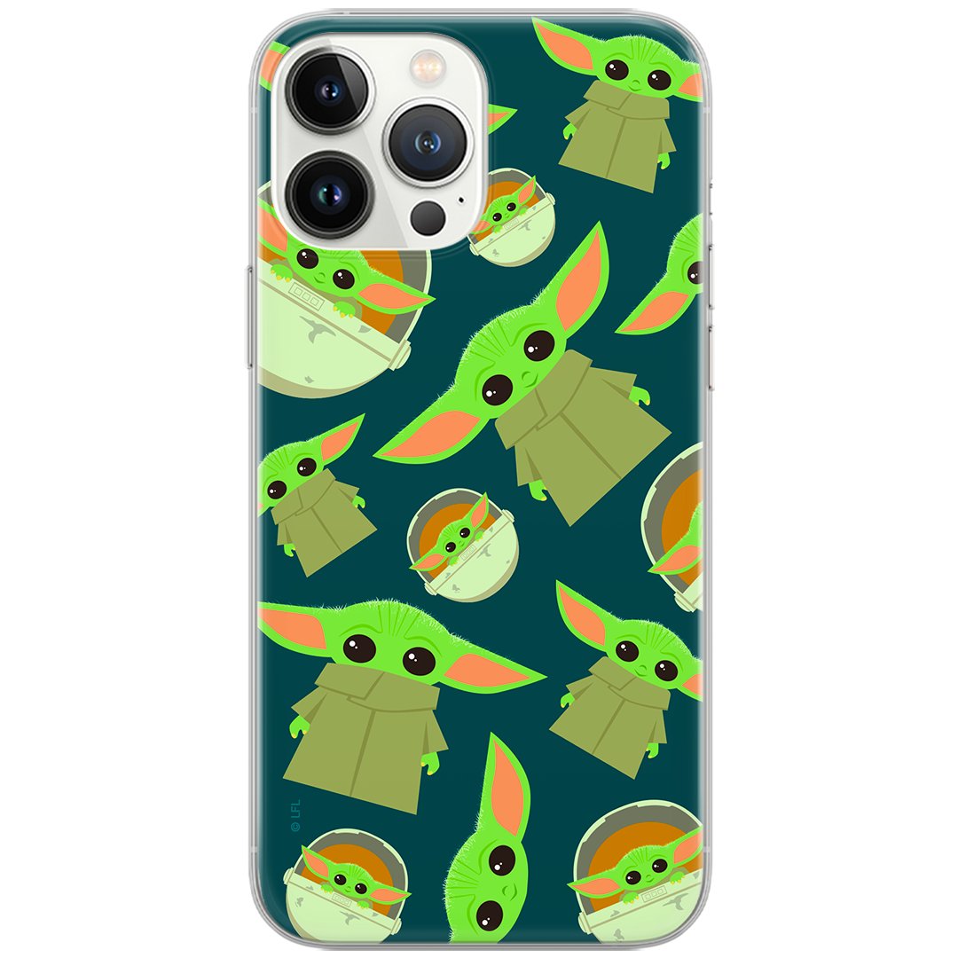 Etui Star Wars dedykowane do Iphone 12 Mini, wzór: Baby Yoda 006 Etui całkowicie zadrukowane, oryginalne i oficjalnie licencjonowane