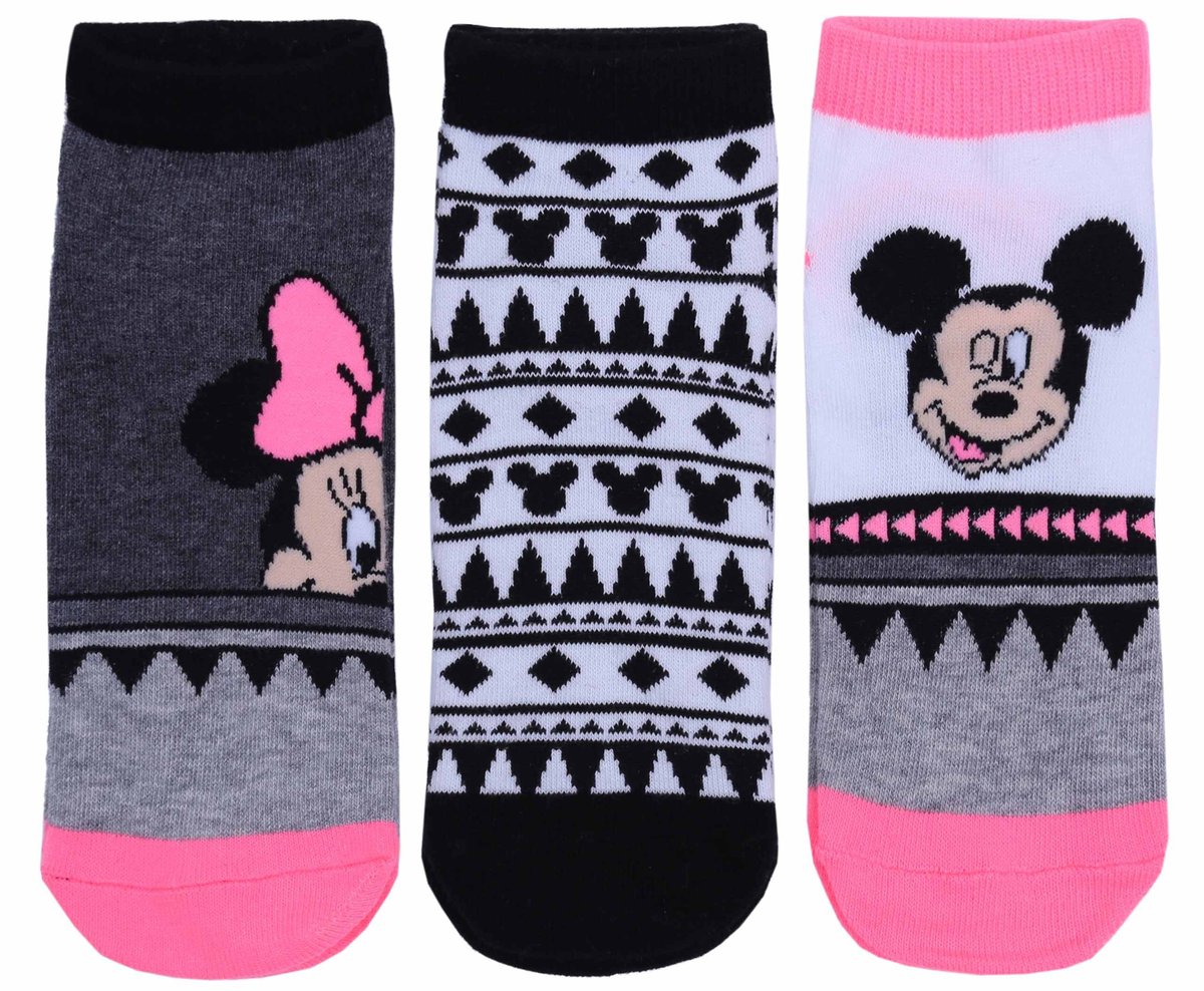 3 x stopki Myszka Minnie DISNEY - Rozmiar - 30.5/36 EU