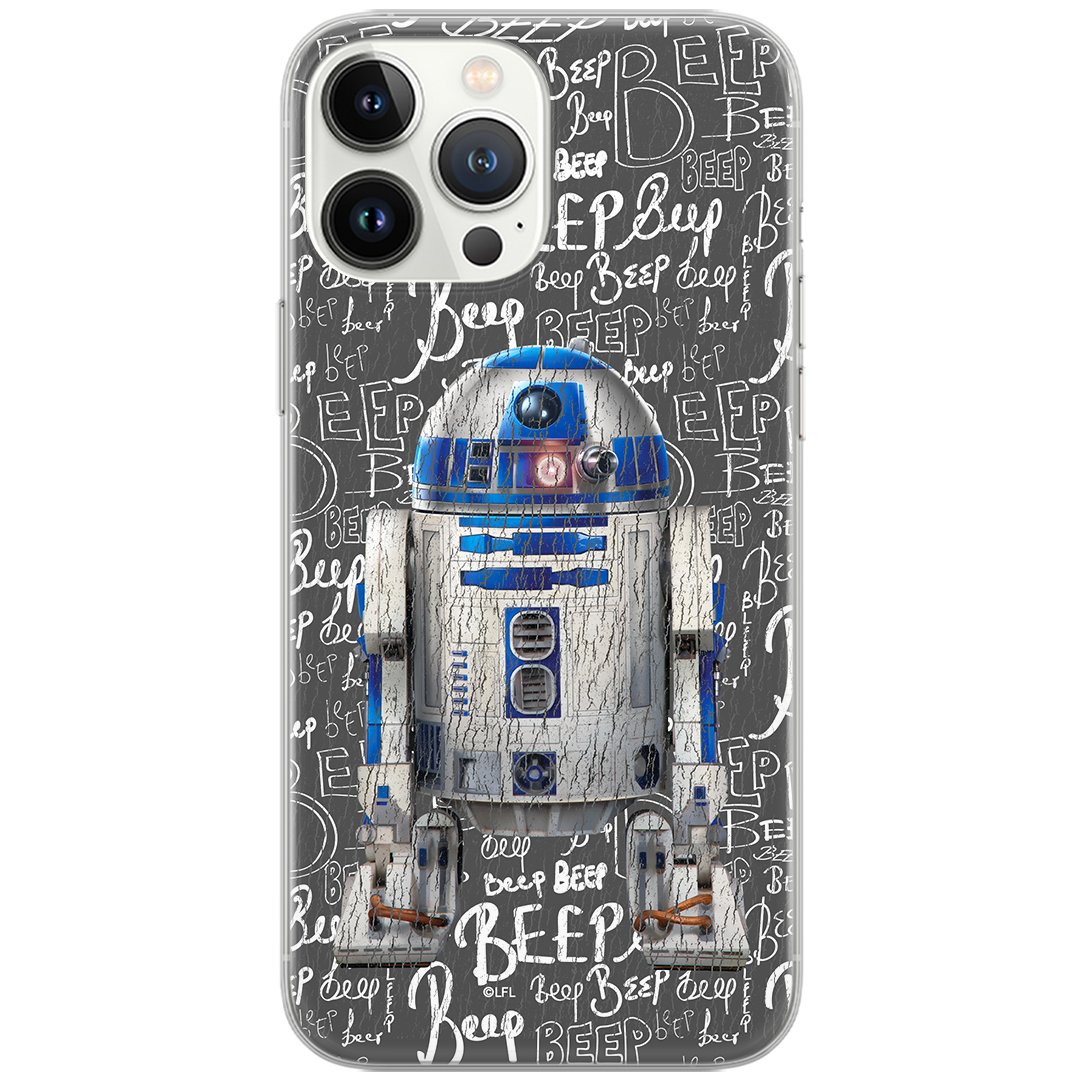 Etui Star Wars dedykowane do Samsung A70, wzór: R2D2 004 Etui całkowicie zadrukowane, oryginalne i oficjalnie licencjonowane