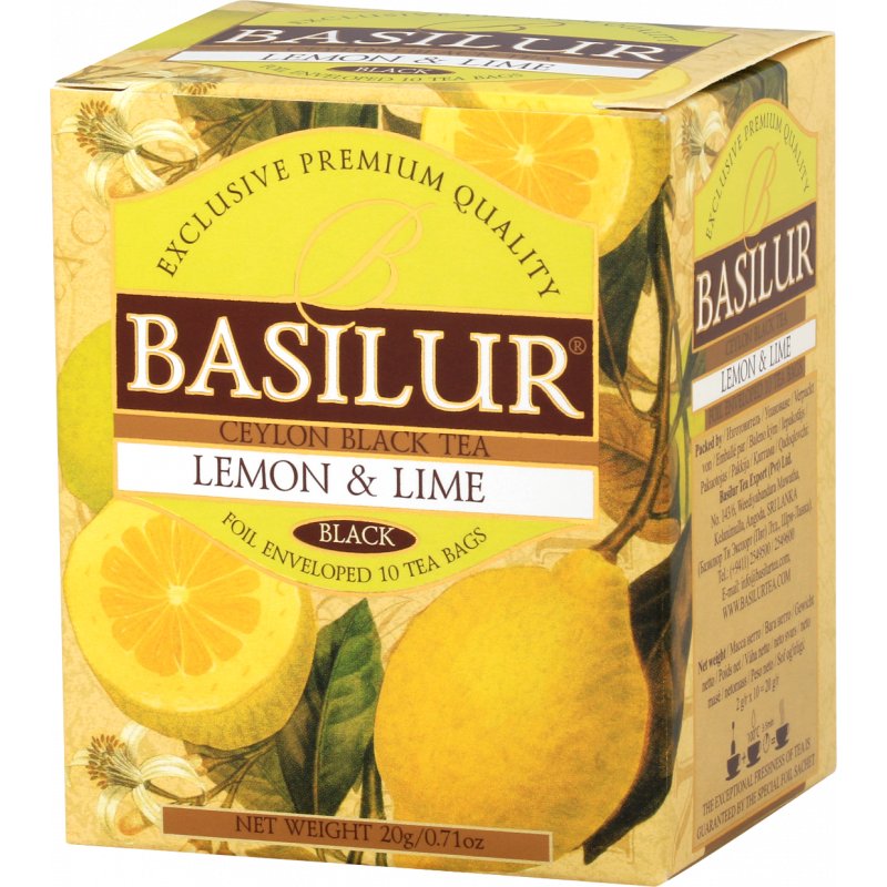 BASILUR BASILUR Herbata Magic Fruits Cytryna i Limonka w saszetkach 10x2g WIKR-993271