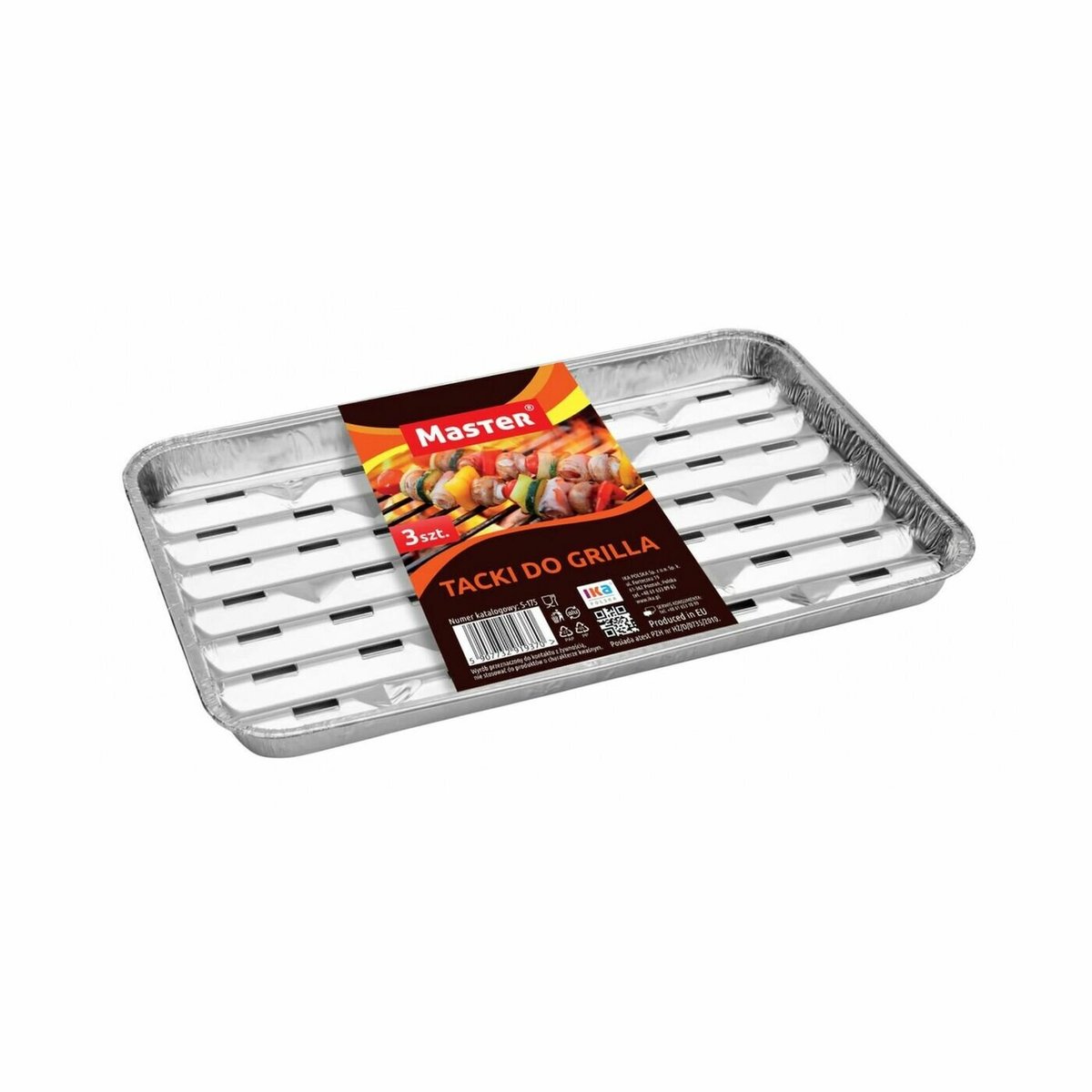 Tacki aluminiowe na grilla Master 3 sztuki