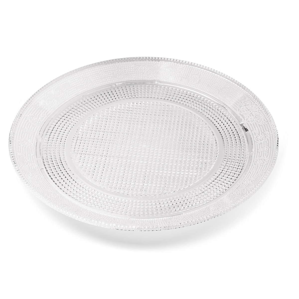 Talerz na ciasto Hega Luxe 30 x 2 cm przezroczysty