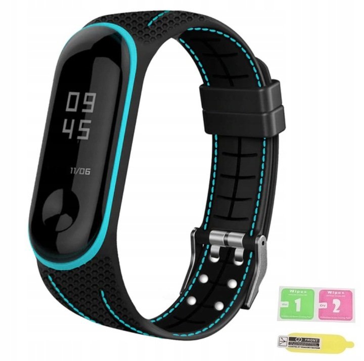 Opaska Zamienna Do Xiaomi Mi Band 4 Pasek + Folia