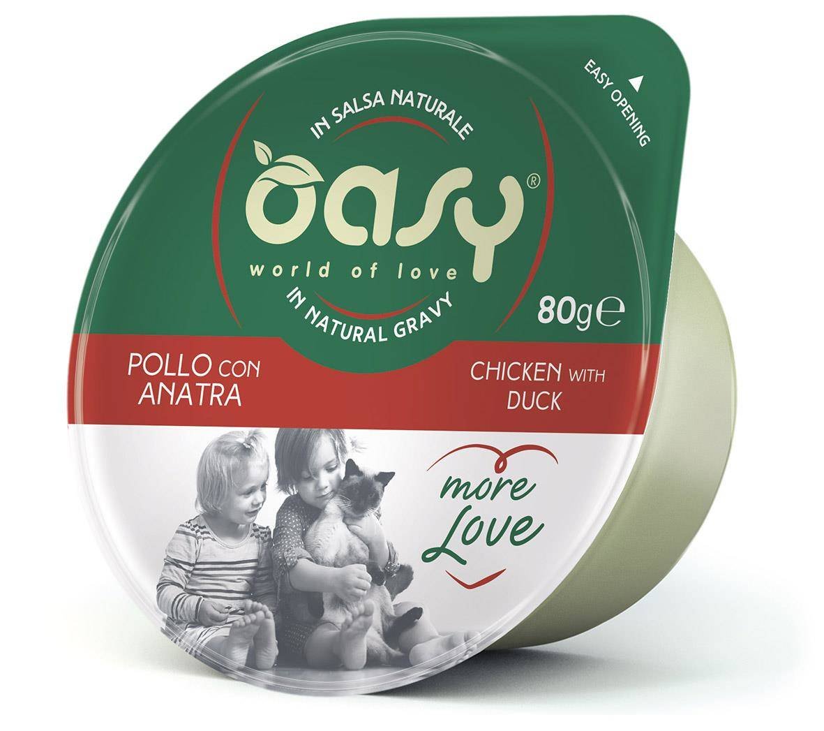 Oasy Oasy Kot More Love Cup Kurczak i kaczka kubek 70g