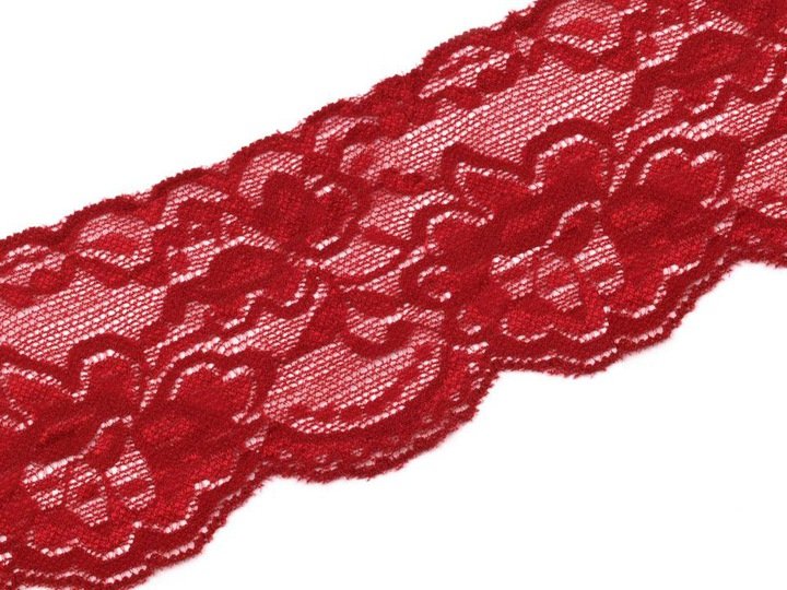 Koronka Elastyczna 180560 ( 1 Mb ) Bordowa