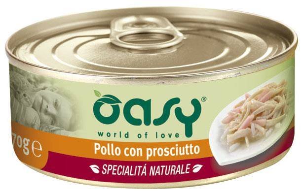 OASY NATURAL Kurczak z szynką 70 g ZH_02338