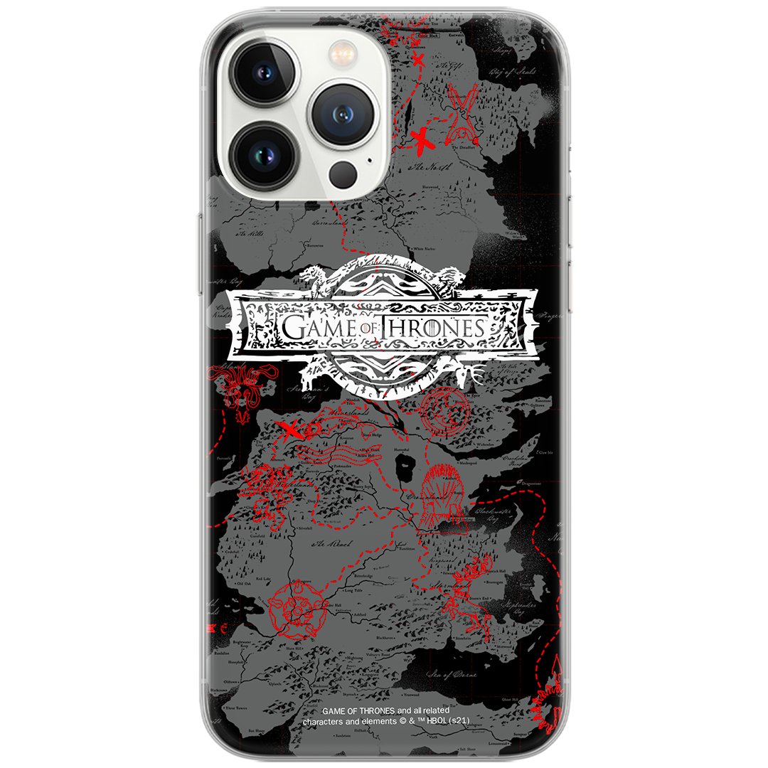 Etui Gra o Tron dedykowane do Iphone 13 MINI, wzór: Gra o Tron 010 Etui całkowicie zadrukowane, oryginalne i oficjalnie licencjonowane / Game of Thr..