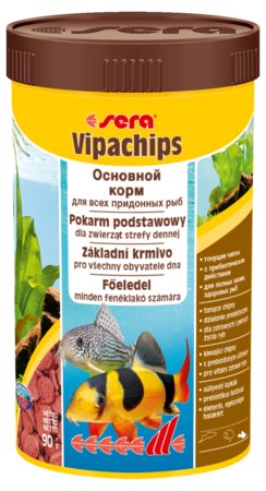 Sera Vipachips pokarm dla ryb przydennych 250ml