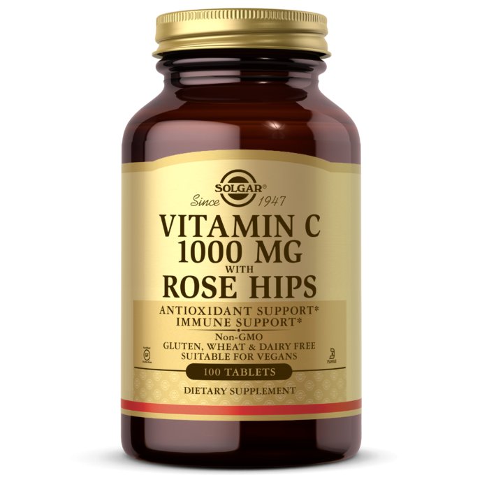 SOLGAR SOLGAR Vitamin C 1000mg With Rose Hips 100tabs