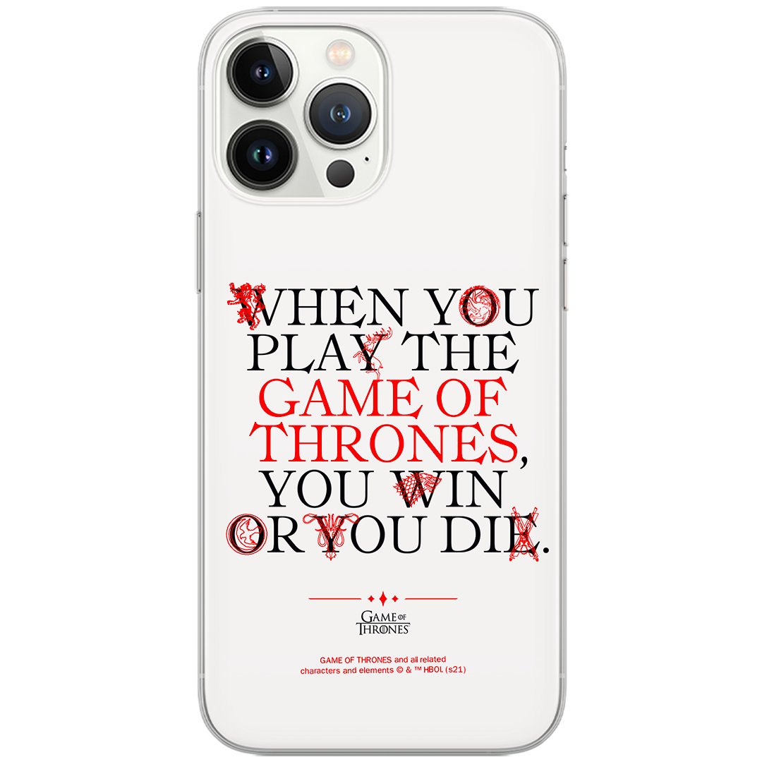 Etui Gra o Tron dedykowane do Iphone 7 PLUS/ 8 PLUS, wzór: Gra o Tron 009 Etui całkowicie zadrukowane, oryginalne i oficjalnie licencjonowane / Game..