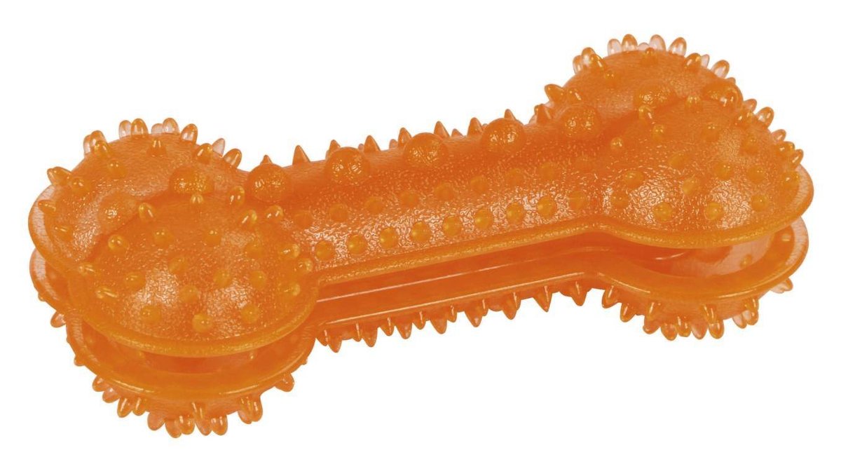 Kerbl kości toyfastic z erlis upływowy, 18 cm, pomarańczowy