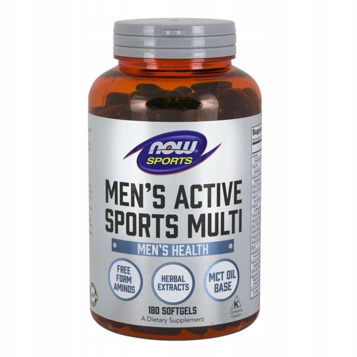 Now Foods Men's Active Sports Multi (180 kaps.)