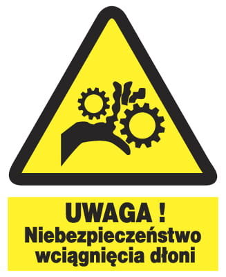 Zoo-48 Uwaga ! Niebezpieczeństwo Wciągnięcia Dłoni