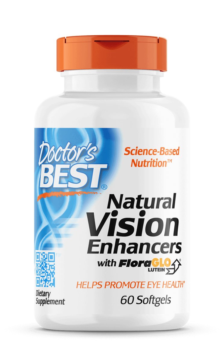 Vision Natural Enhacers with FloraGLO Lutein Luteina I Zeaksantyna 60 kapsułek Doctor's Best 1036542429