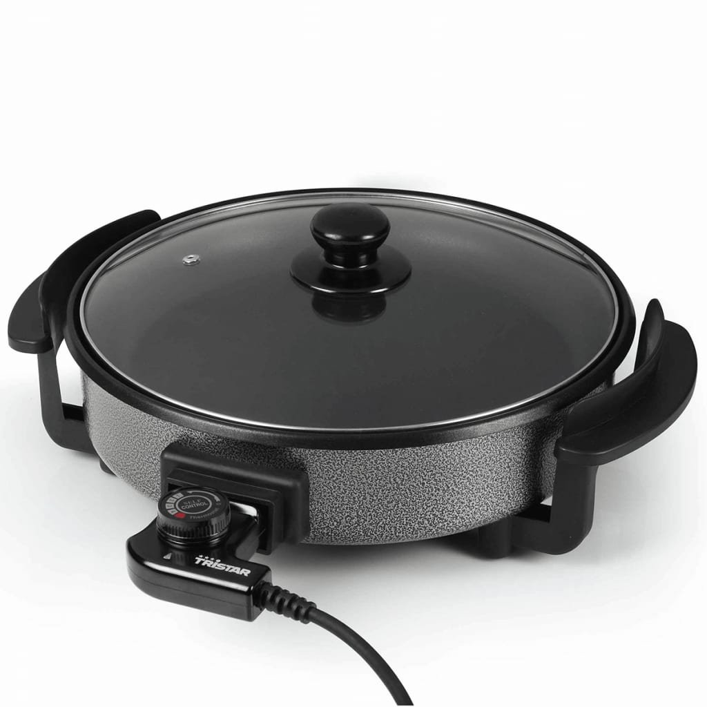 Tristar Multifunctional grill pan PZ-2963 Grill, Diameter 30 cm, Lid included, Fixed handle, Black