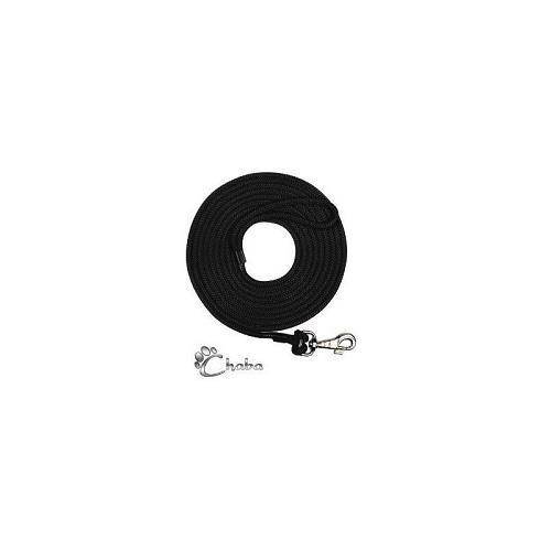 Chaba Smycz linka treningowa czarna 8mm/10m PCHB764