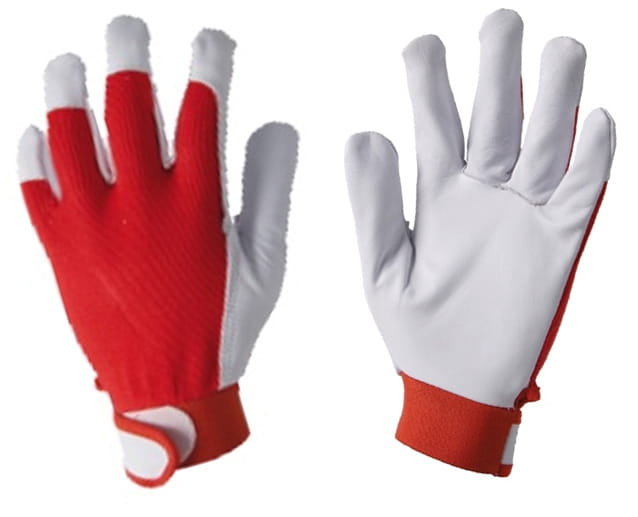 Monterskie Rękawice Robocze Skórzane Technik 9 L