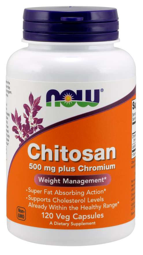 Now Foods Foods Chitosan 500 mg Chrom ( 120 kap)