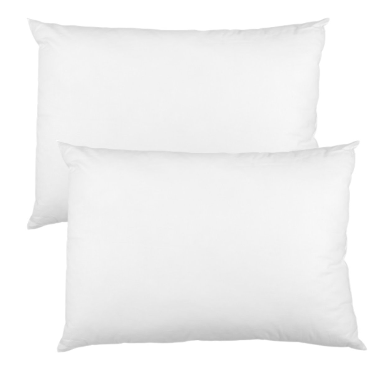 Poduszka Z Mikrofibry 40X60Cm Do Spania, Biała Pikowana, Zestaw 2Szt