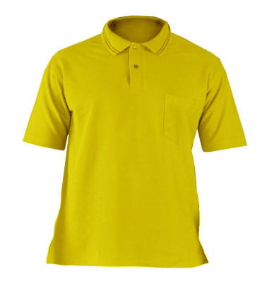 Leber & Hollman LEBER Koszulka typu polo kolor żółty rozm. S RAWLHPOLOYS