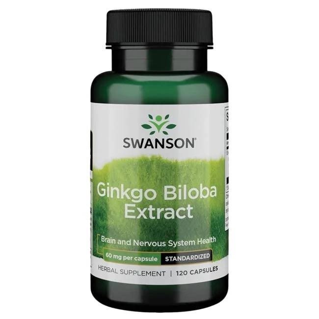 SWANSON Ginkgo Biloba ekstrakt 60mg-(90 kap) 774