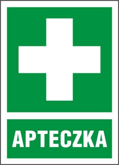 Zio-1 - Znak Tablica Informacyjna Bhp  - Apteczka