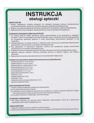 Instrukcja 27 Bhp Instrukcja Obsługi Apteczki