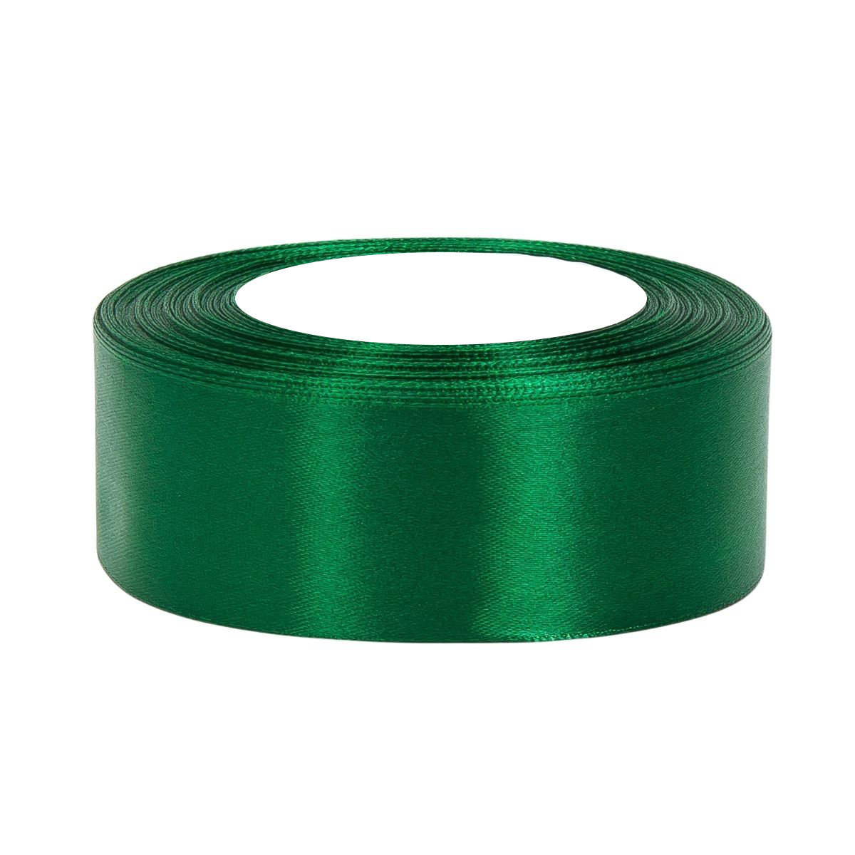 Wstążka Satynowa Butelkowa Zieleń 38mm x 36y
