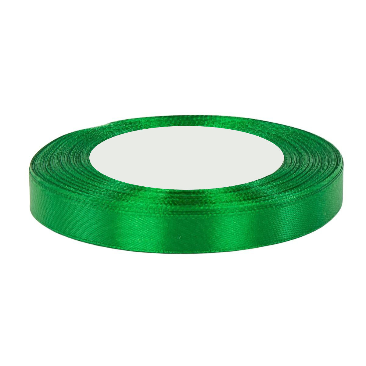 Wstążka Satynowa Zielona 12mm x 36y nr 122