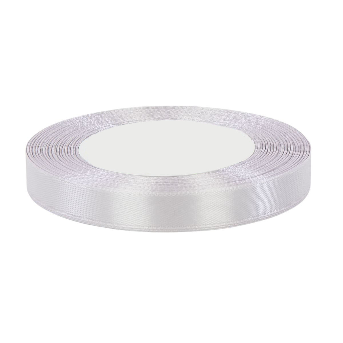 Wstążka Satynowa Białe Srebro 12mm x 36y nr 112