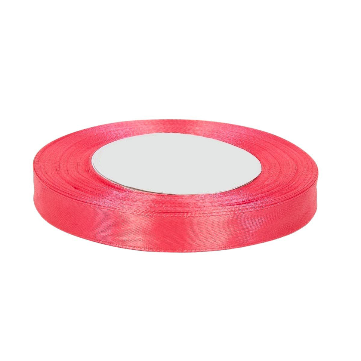 Wstążka Satynowa Intensywny Koral 12mm x 36y nr025