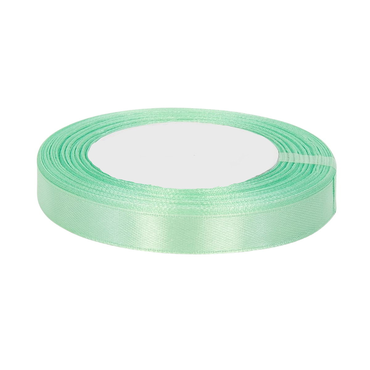 Wstążka Satynowa Jasna Zieleń 12mm x 36y nr 099