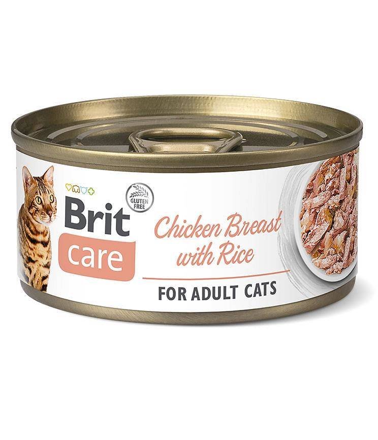 Brit Care Kot Care Cat Chicken Breast with rice Mokra karma z piersią kurczaka i ryżem 70g