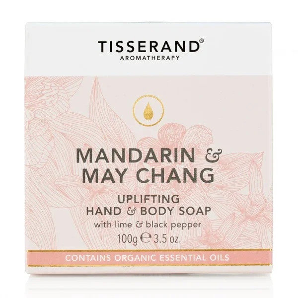 Aromatherapy Tisserand Mandarin & May Chang Uplifting Hand & Body Soap - Mydło (100 g)