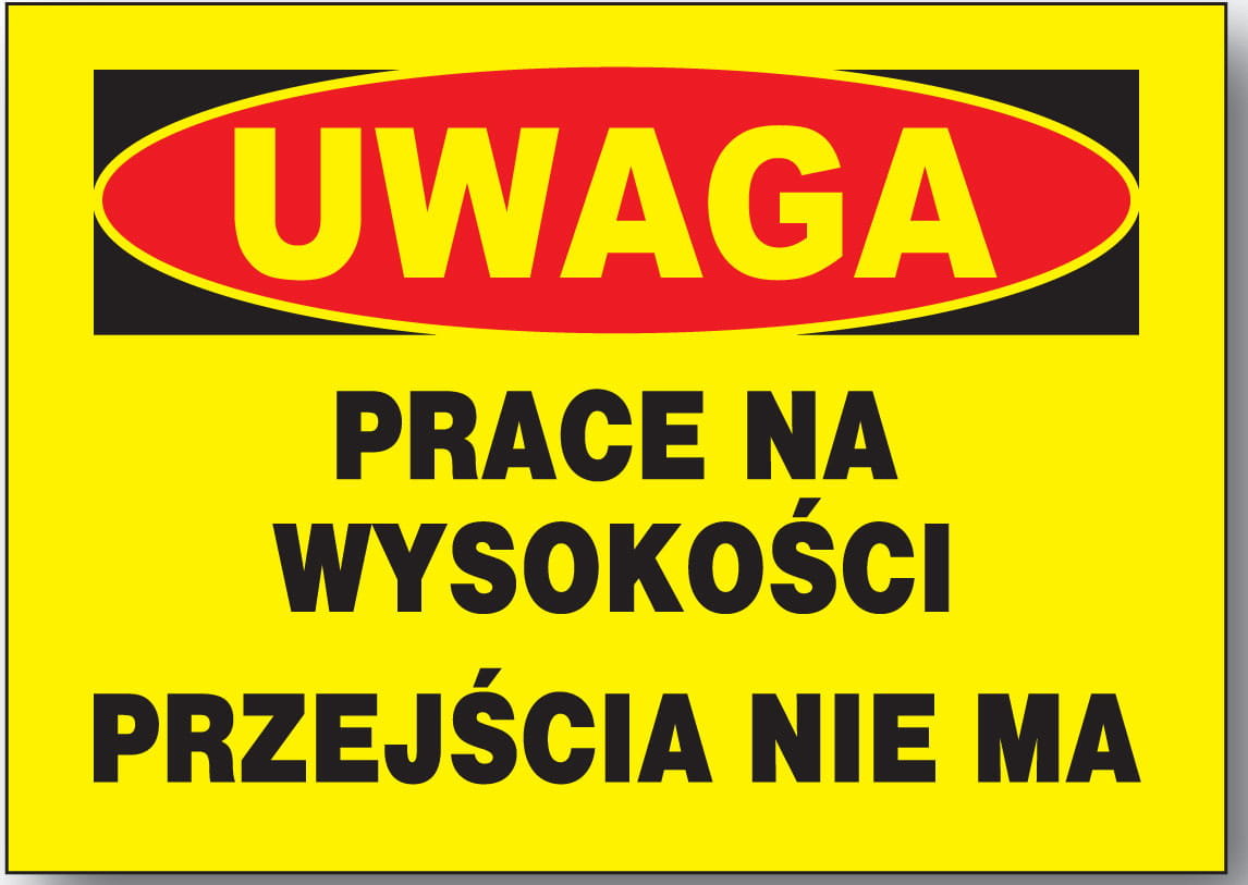 Bto-59 Tablica Prace Na Wysokości Przejścia Nie Ma