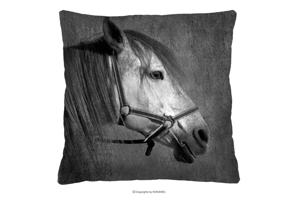 Poduszka ze wzrorem konia AMPE
