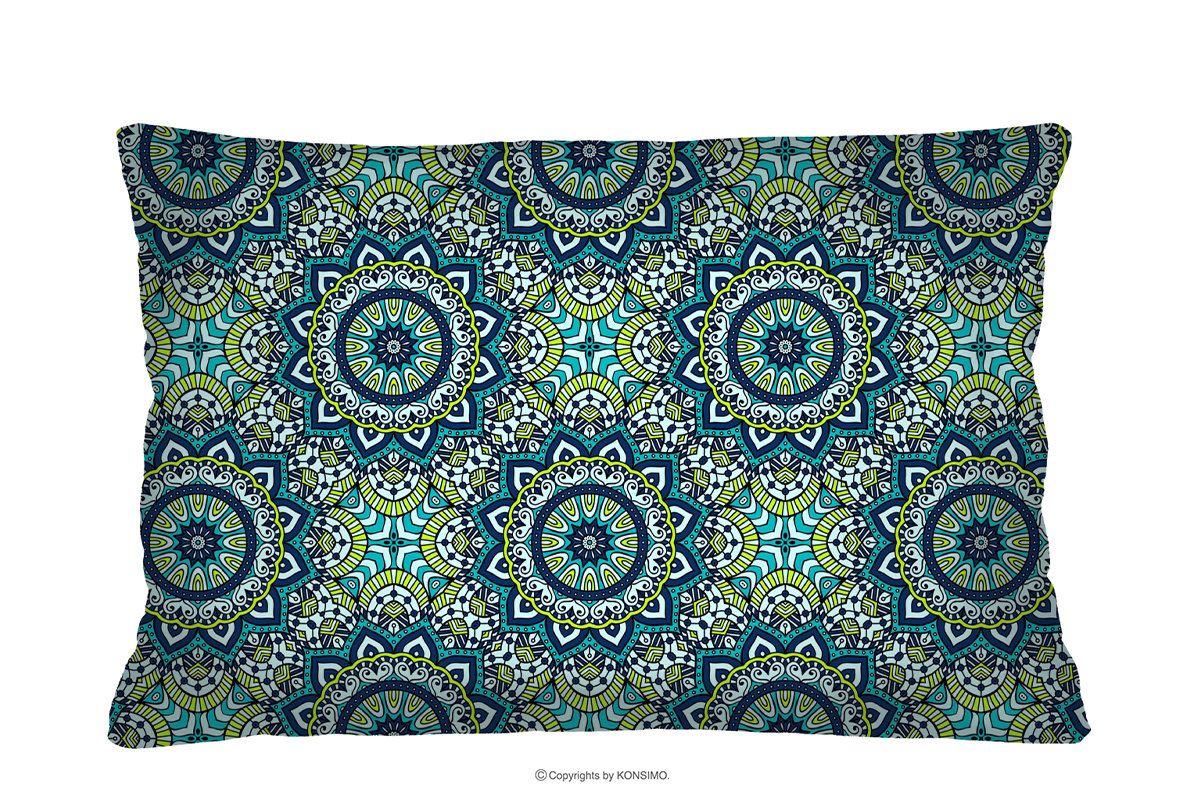 Prostokątna poduszka we wzory LUCENS