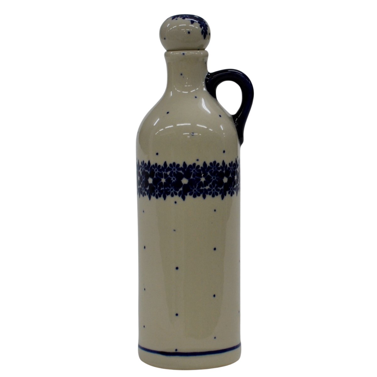 Ceramiczna butelka z korkiem Ceramika Bolesławiec
