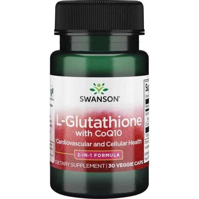 SWANSON L-glutation + koenzym Q10-(30 kap) 778