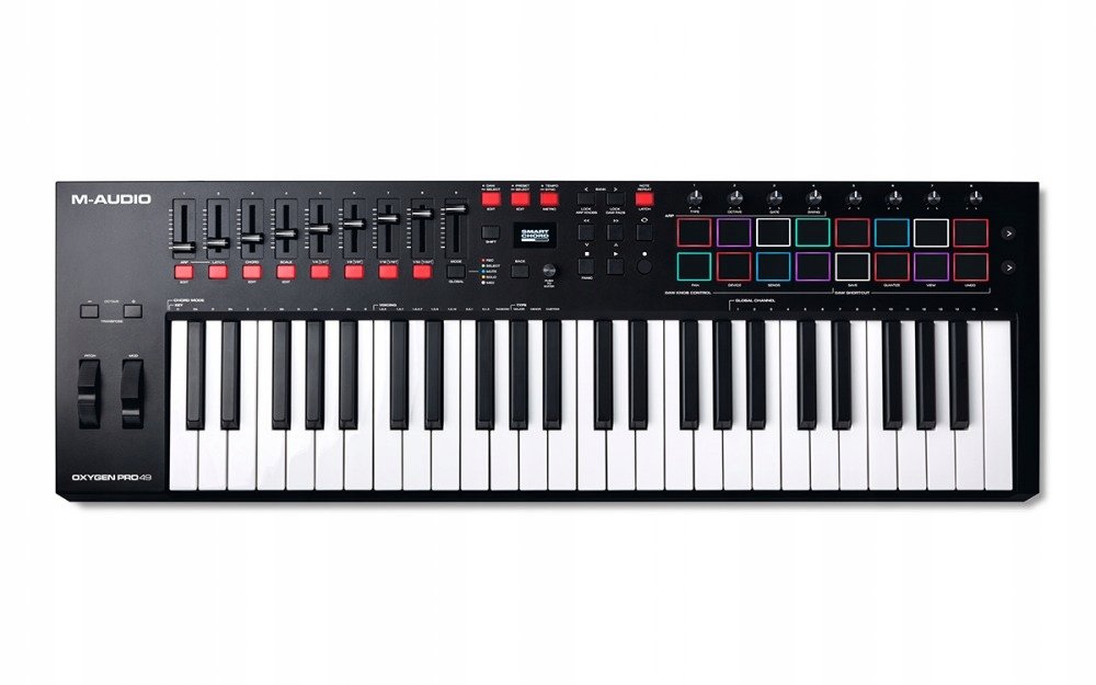 'M-Audio Oxygen Pro 49 Klawiatura Sterująca Daw Usb M-Audio Ox-Pro-49'