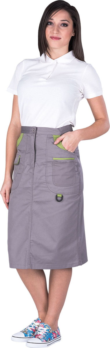 Leber & Hollman LEBER Spódnica ochronna szary-jasnozielony rozm.S RAWLHSKIRVISERSJZS