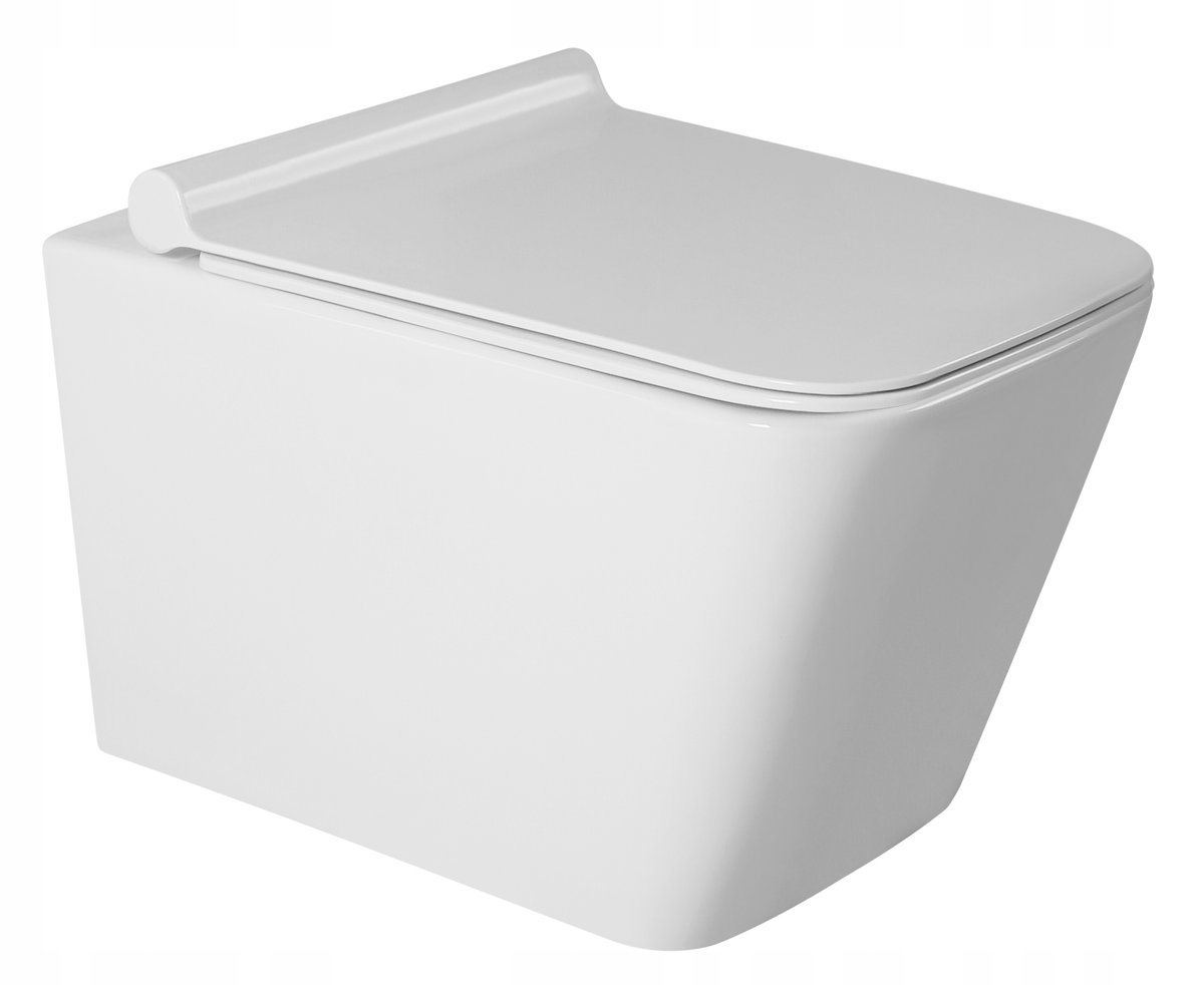 Miska Wc Wisząca Rimless Bezkołnierzowa Mu-5 Deska