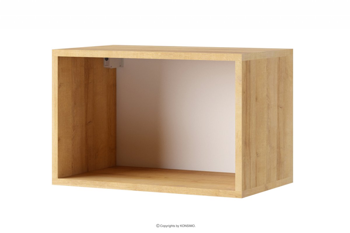 Mała półka wisząca dąb złoty 50 cm PAVO