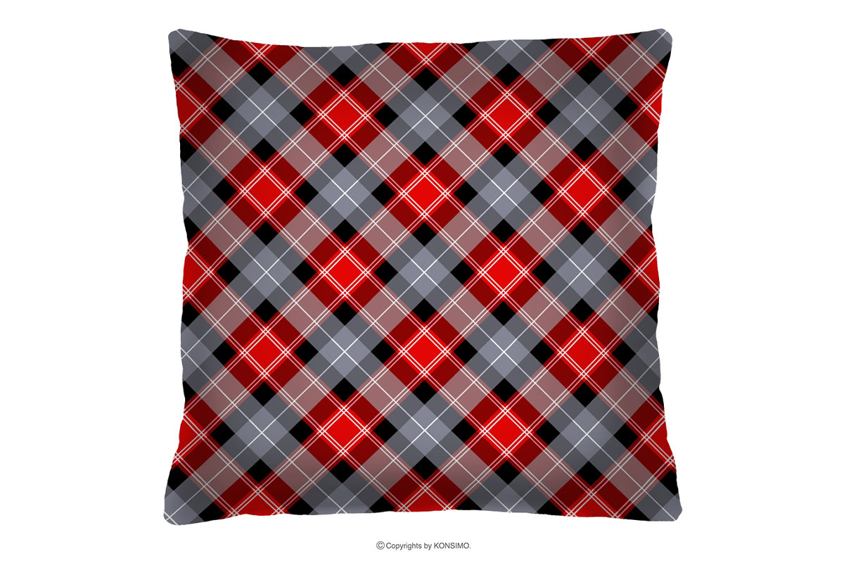 Poduszka w kratę 40x40 HIRTI