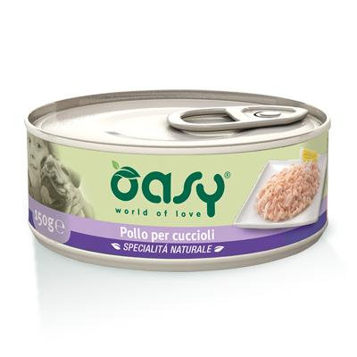 Oasy Natural Puppy Kurczak - Mokra Karma Dla Psa - Puszka 150G