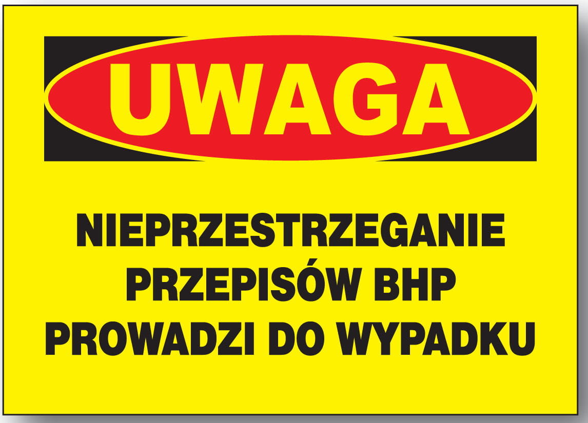 BTO-63 nieprzestrzeganie przepisów BHP prowadzi do